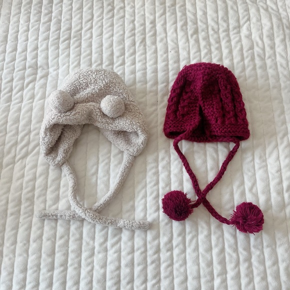 Two Baby Soft Winter Hats - Picture 3 of 6